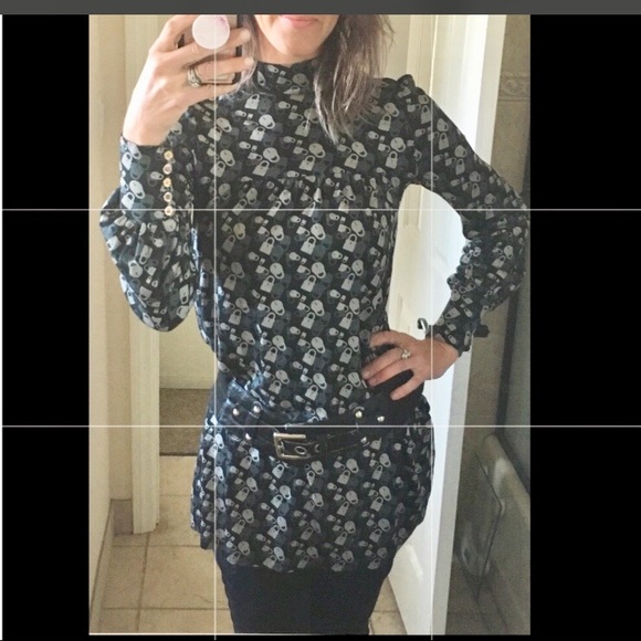 SALE‼️Juicy Couture Luxurious Silk Mock Neck🔐Mini - Picture 2 of 7